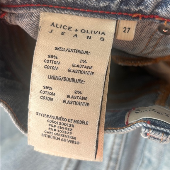 Alice and Olivia “cool” double waistband jeans - Picture 9 of 16